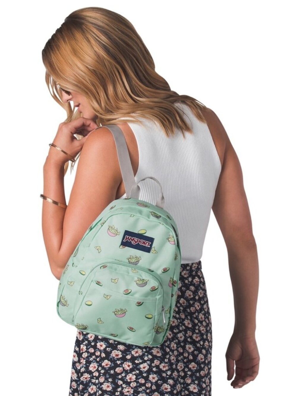 Jansport Avacado Party Half Pint Mini Backpack - Picture 2 of 2